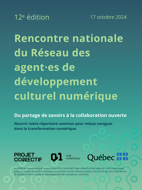 Affiche de la 12e Rencontre nationale du RADN