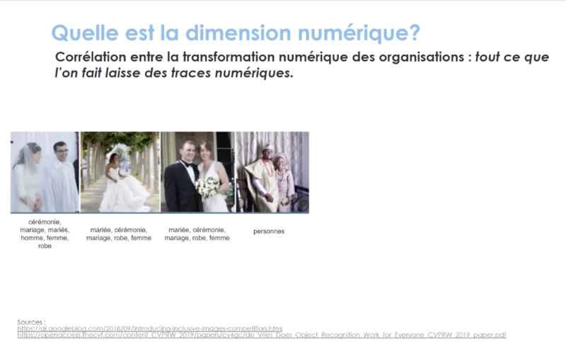 Capture d'écran montrant les biais des plateformes numériques