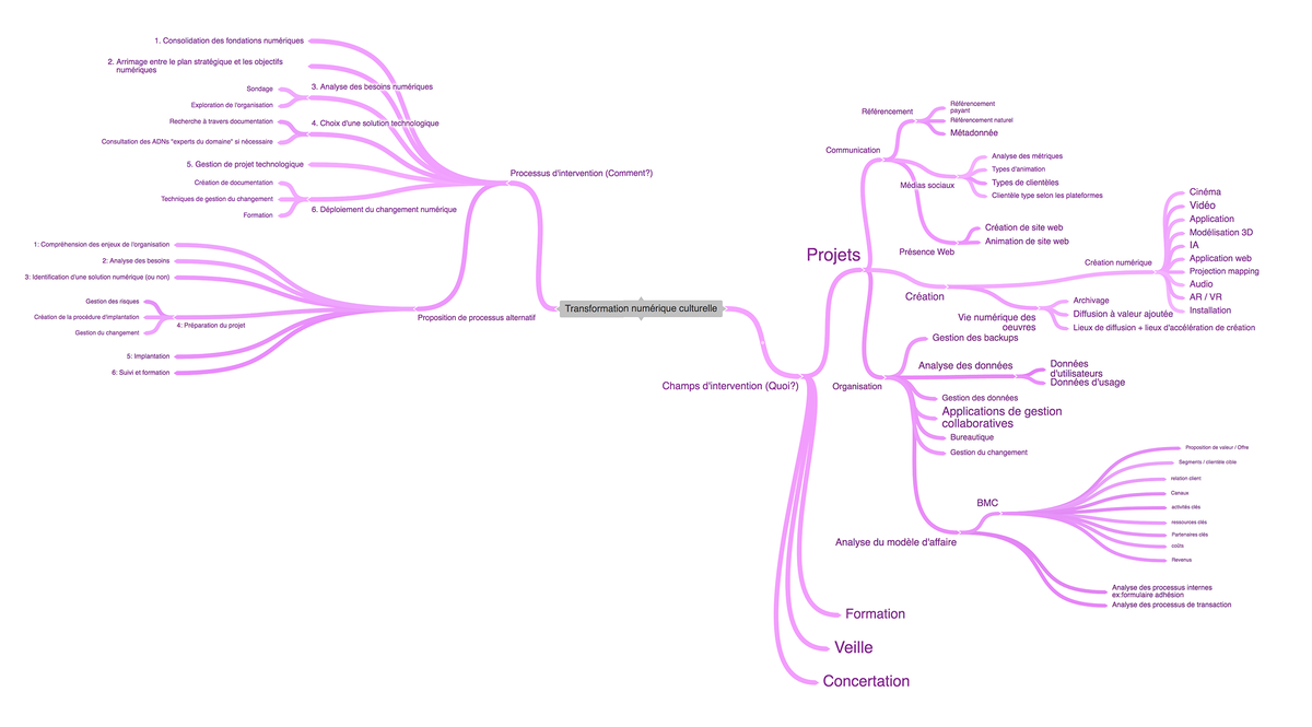 Cartographie de la transformation numérique (2019)