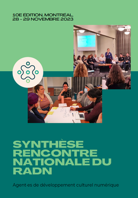 Page couverture de la synthèse de la 10e RN